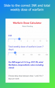 Warfarin Dose Calculator screenshot 2