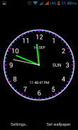 Adi AnalogClock Live Wallpaper screenshot 6