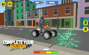 ATV QuadBike Driver Crazy Town screenshot 0