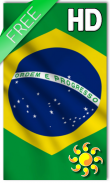 Brazil Flag LWP screenshot 0