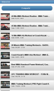 MMA training system screenshot 2