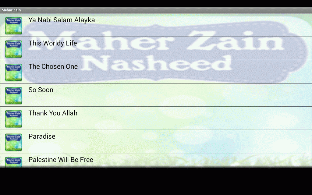 Maher Zain Nasheed Audio Video  Download APK for Android 