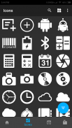 New White Iconpack theme Pro screenshot 3