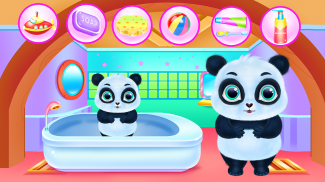 Cute Panda Caring and Dressup screenshot 2
