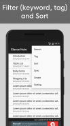 Glance Note for Simplenote screenshot 1