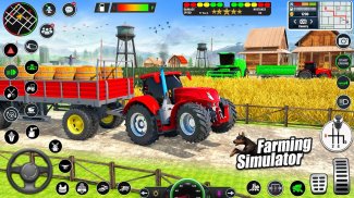 भारतीय खेती ट्रैक्टर गेम 3डी screenshot 5