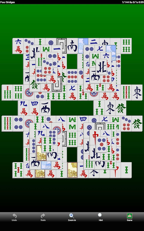 Mahjong Jogando Cartas 144 Telhas Jogo De Tabuleiro Mahjong