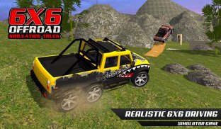 6x6 Spin Offroad Mud Runner Truck Drive Games 2018 screenshot 6