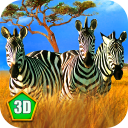 Zebra Family Simulator Icon