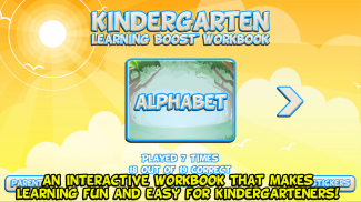 Kindergarten Learning Workbook screenshot 0
