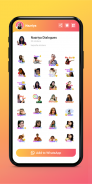 Nazriya Whatsapp Stickers screenshot 1