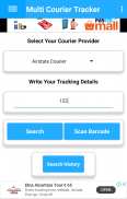 Multi Courier Tracker with Scanner screenshot 7