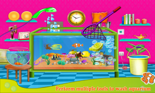 aquário de peixes lavagem pet screenshot 2