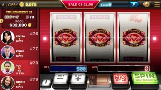 Slot Machine - Ruby Hall Free Vintage Casino Game screenshot 9