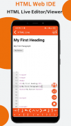 HTML Editor & HTML Viewer screenshot 4