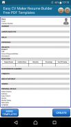 CV Maker Resume PDF Editor screenshot 13