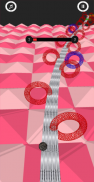 Ring Rolls: Rolling ball escaping rings screenshot 4