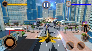 Air Robot Plane Transformation Game 2020 screenshot 9