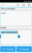 Arabic turkish translator screenshot 2
