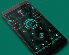 Hi-tech snappy launcher -theme screenshot 3