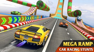 Mega Ramp Car Racing Stunts 3D - Impossible Tracks screenshot 0