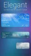 Elegant Weather Widget Theme screenshot 0