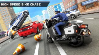 US Police Gangster Bike Game screenshot 3