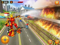 Firefighter Robot Rescue Hero screenshot 5