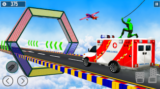 Ambulance Car Stunt: Car Games screenshot 2