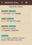 Wörterliste Zazaki-Deutsch screenshot 0