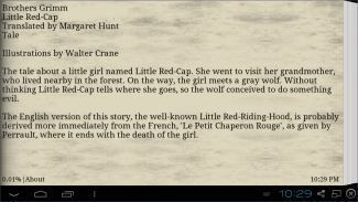 Little Red-Cap. Brothers Grimm screenshot 0