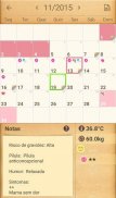 Calendário Menstrual, Período Fértil e Ovulação screenshot 1