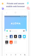 Aloha Browser Lite - Özel tarayıcı ve ücretsiz VPN screenshot 1