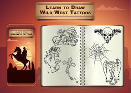 Learn To Draw Wild West Tattoos Free screenshot 2