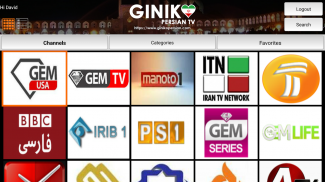 Giniko Persian TV screenshot 2