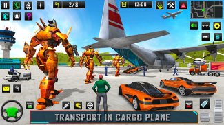 Robot Car Transform Games 3d screenshot 0