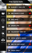 Kostenlose Sport Radio screenshot 1