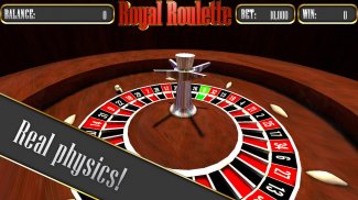 Royal Casino Roulette 3D screenshot 2