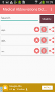 Medical Abbreviations Acronyms Dictionary Offline screenshot 2