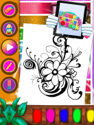 Flowers Coloring Books - Paint Flowers Pages screenshot 1