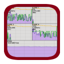 Transparent CPU Monitor Icon