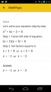 MathPapa - Algebra Calculator screenshot 2