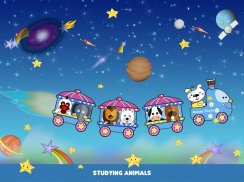 Smart flying train - un juego para niños y niñas. screenshot 5