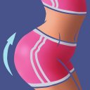 Buttocks workout 30 days Squat Icon