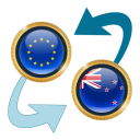 Euro x New Zealand Dollar Icon