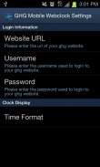 GHG Mobile Webclock screenshot 0