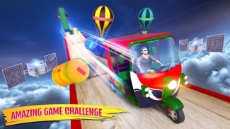 Rickshaw Stunt Racing - Impossible Tracks screenshot 4