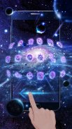 Tema de fantasia 3D Galáxia espiral screenshot 3