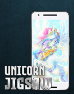 Little Unicorn Pony Jigsaw Puzzle Games screenshot 2