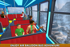 Aventura de ônibus de balão de ar voador screenshot 7